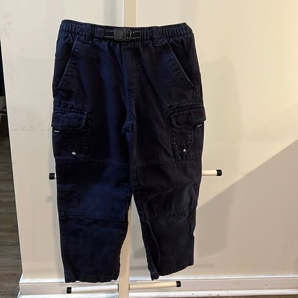 Lands End boys size 7 navy cargo pants. - Picture 1 of 4